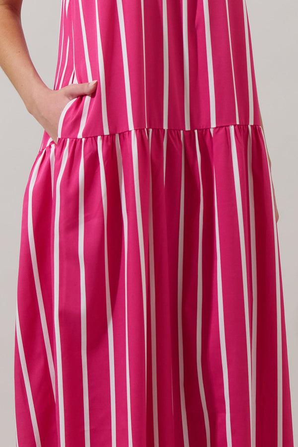 Sugarlips Donia Striped Evonne Maxi Dress