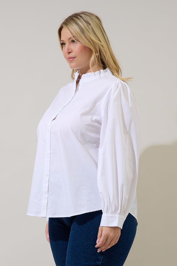 Sugarlips Doris Button Down Shirt Curve