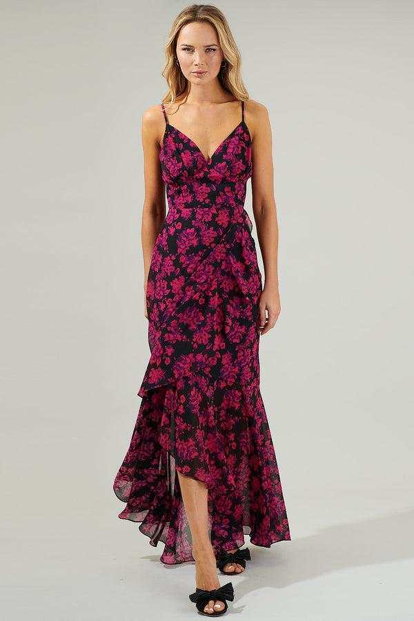 sugarlips Doris Ruffle Maxi Dress