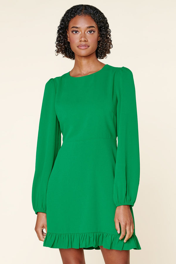 sugarlips Double Take Ruffle Hem Mini Dress