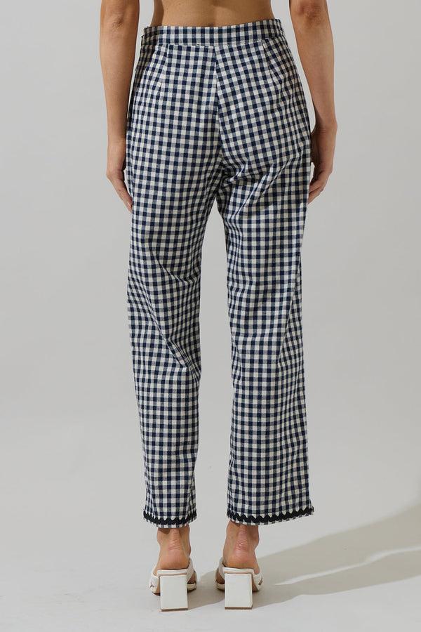 Sugarlips Dover Gingham Gill Pants