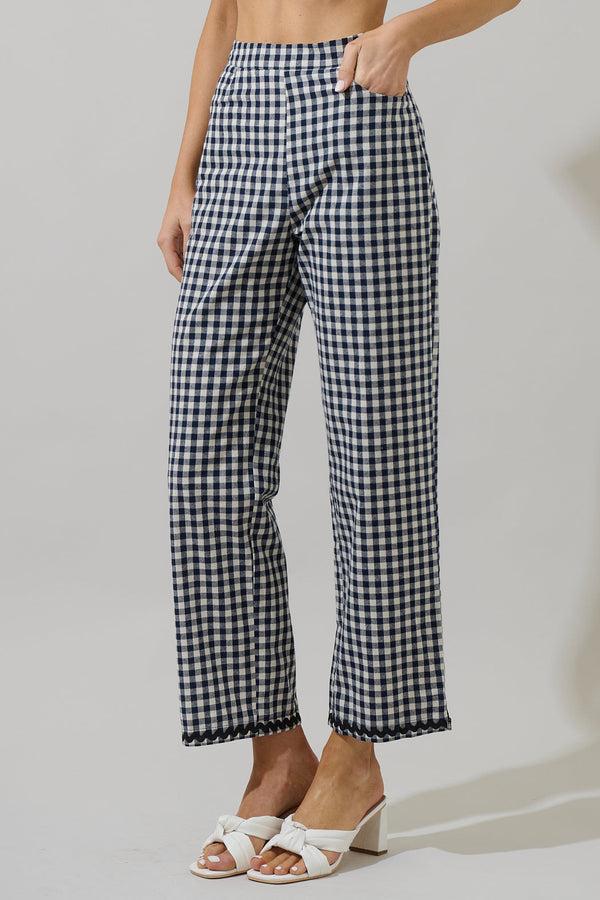 Sugarlips Dover Gingham Gill Pants
