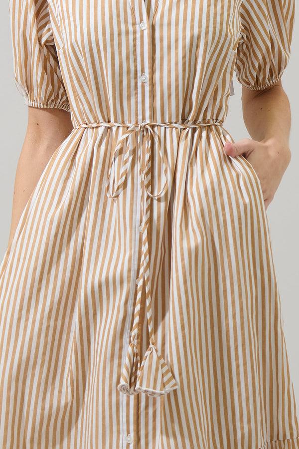 Sugarlips Dream State Beth Button Down Midi Dress
