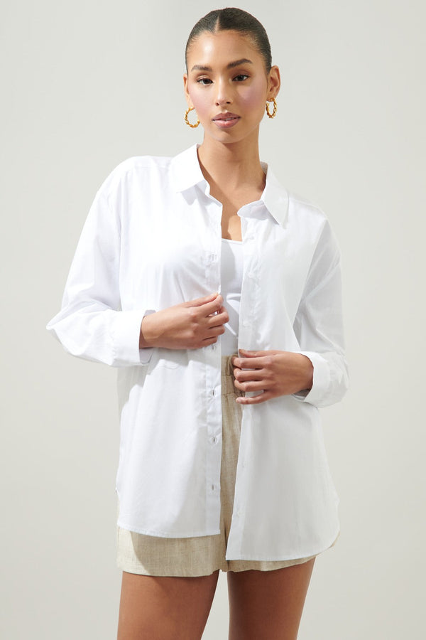 Sugarlips Dream State Oversized Button Down Shirt