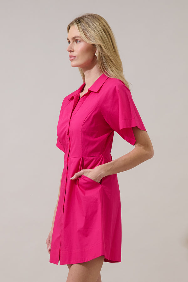 Sugarlips Durella Button Down Mini Dress
