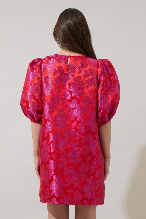 Sugarlips Duson Jacquard Shift Mini Dress