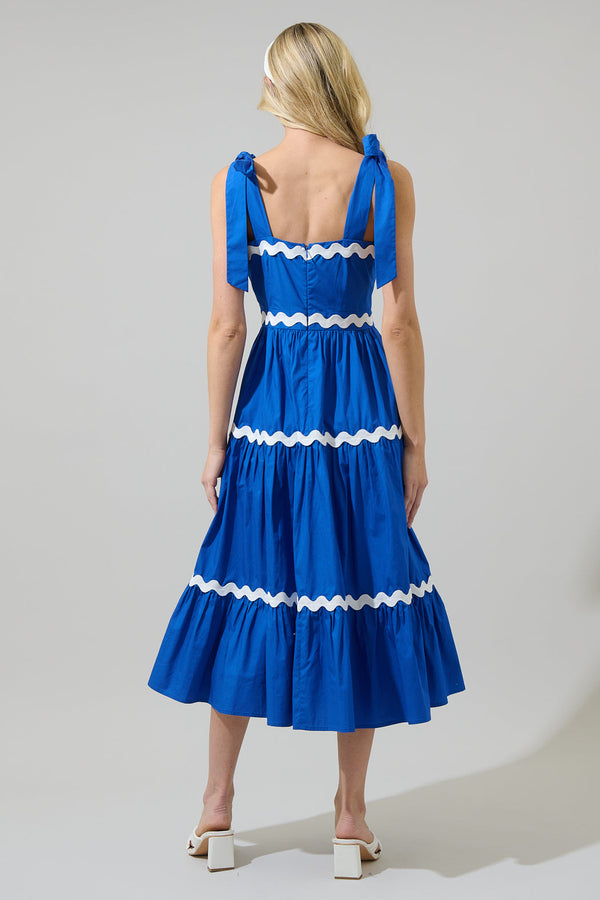 Sugarlips Edith Tiered Midi Dress