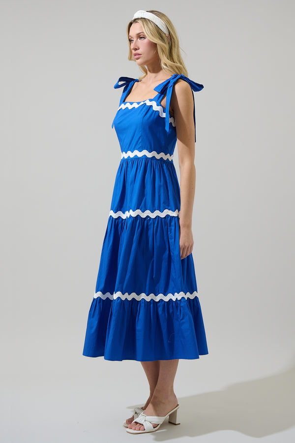 Sugarlips Edith Tiered Midi Dress