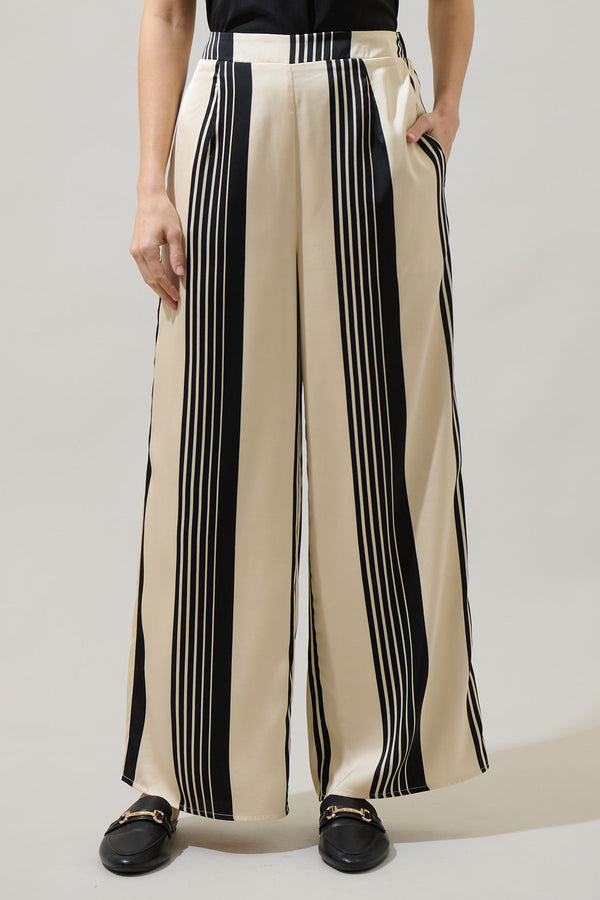 sugarlips Eileen Striped Wide Leg Pants