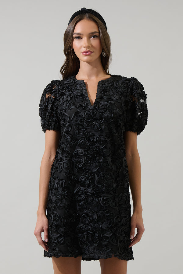 sugarlips Eirene Rosette Mini Dress