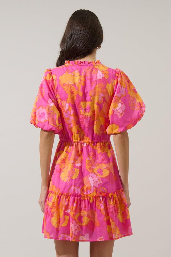 Sugarlips Elaris Floral Noella Shift Mini Dress