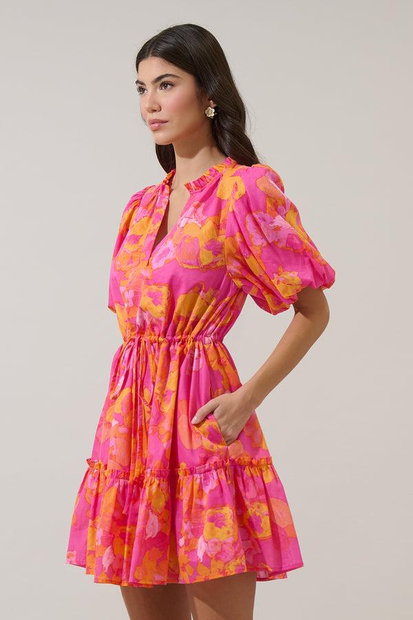 Sugarlips Elaris Floral Noella Shift Mini Dress