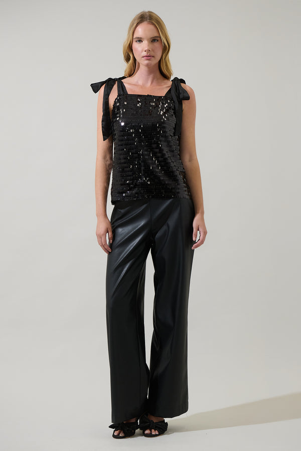 Sugarlips Eliora Sequin Tie Top