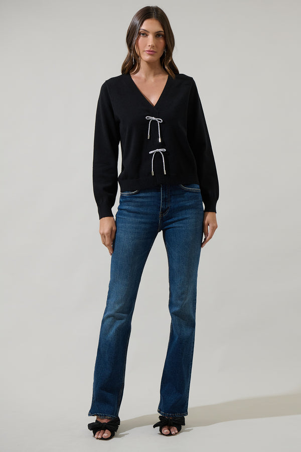 Sugarlips Elle Bow Cardigan Sweater