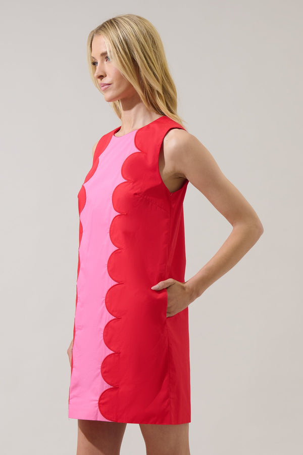 Sugarlips Elliana Color Block Mini Dress