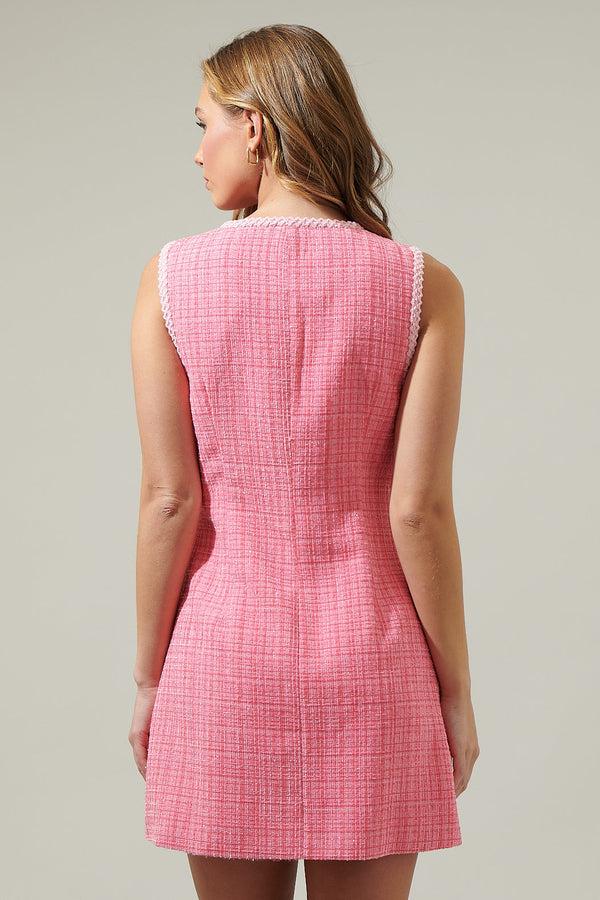 Sugarlips Elvia Tweed Mini Dress
