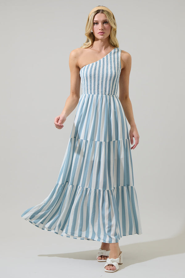 sugarlips Emerly Striped Lys Maxi Dress
