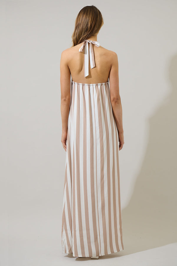 Sugarlips Emerly Striped Sabria Maxi Dress