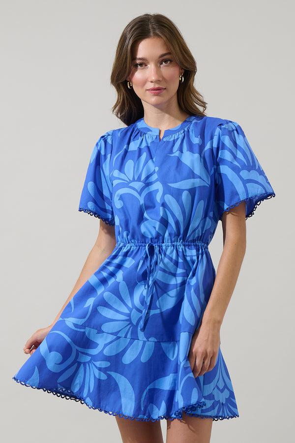 Sugarlips Emidora Floral Bouse Shift Mini Dress