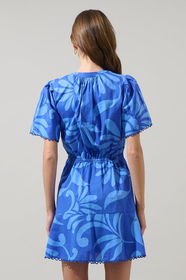 Sugarlips Emidora Floral Bouse Shift Mini Dress