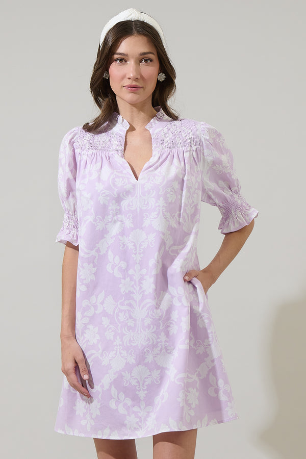 Sugarlips Emme Floral Hera Shift Mini Dress