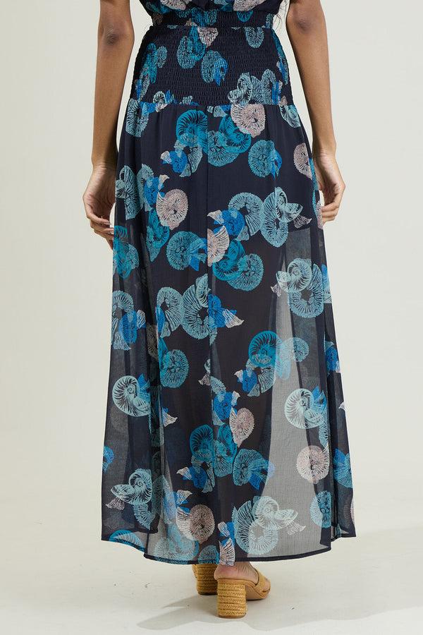 Sugarlips Estelle Shell Smocked Maxi Skirt