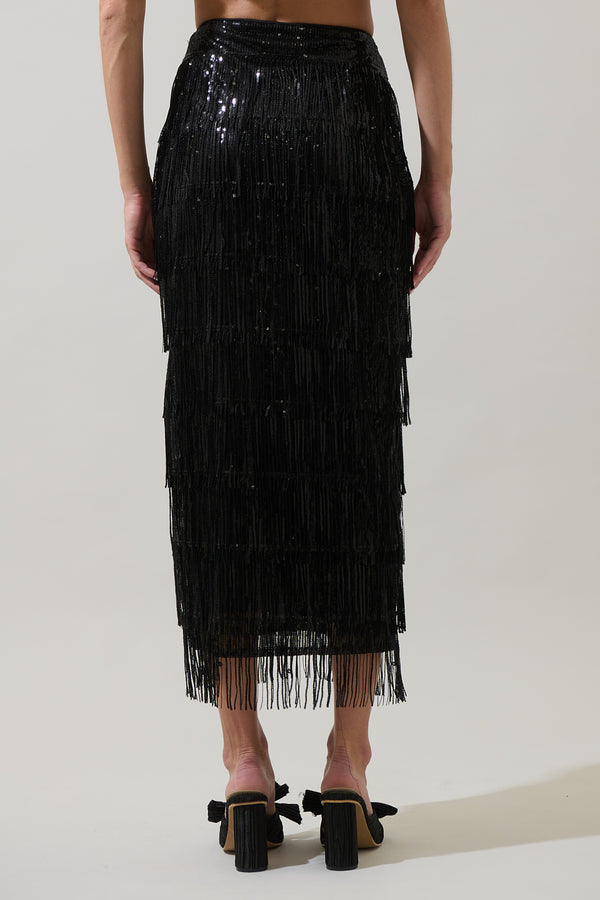 Sugarlips Estery Sequin Maxi Skirt