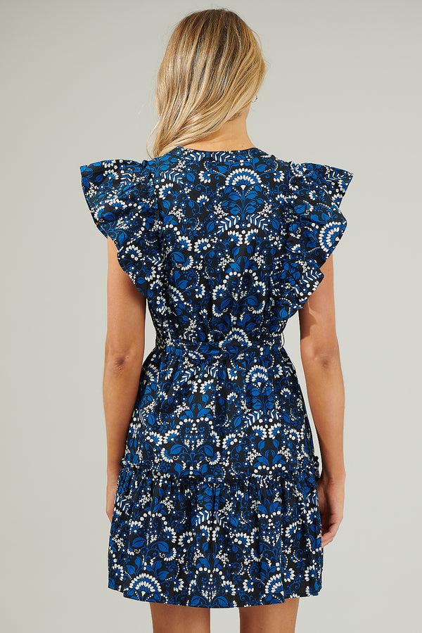 Sugarlips Etta Floral Ruffle Mini Dress