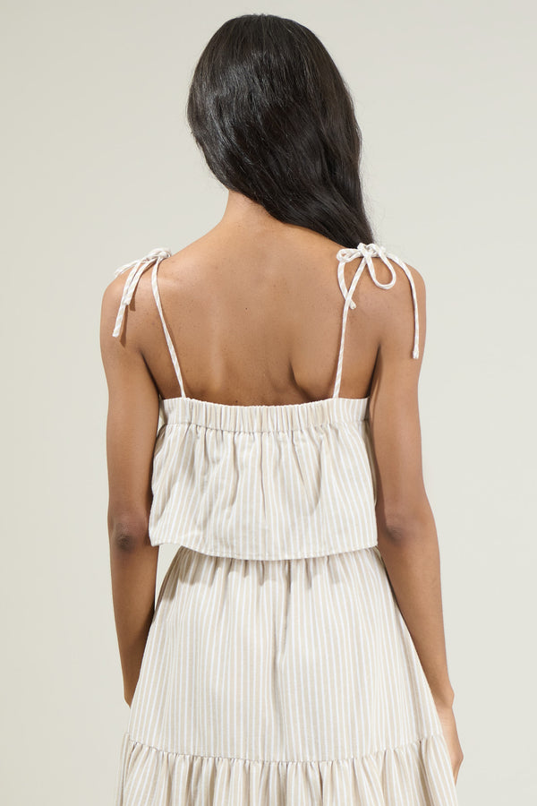 Sugarlips Everlanes Striped Crop Top
