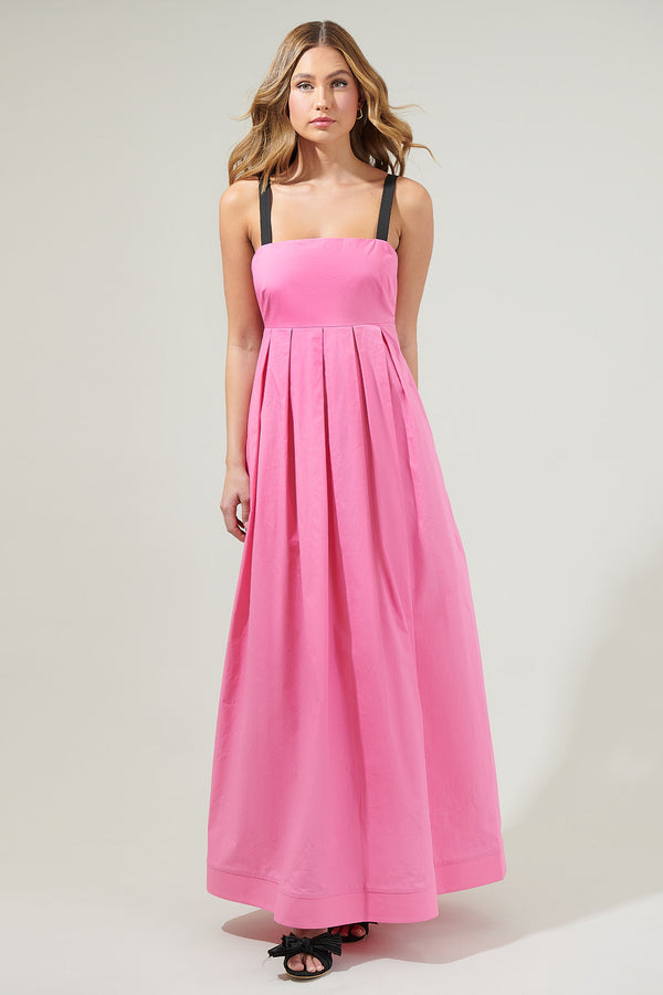 sugarlips Fabiola Pleated Maxi Dress