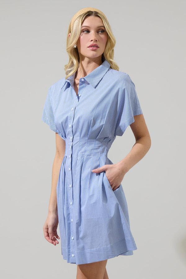 Sugarlips Fannie Striped Alix Mini Dress