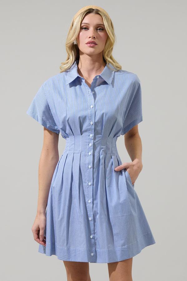 sugarlips Fannie Striped Alix Mini Dress