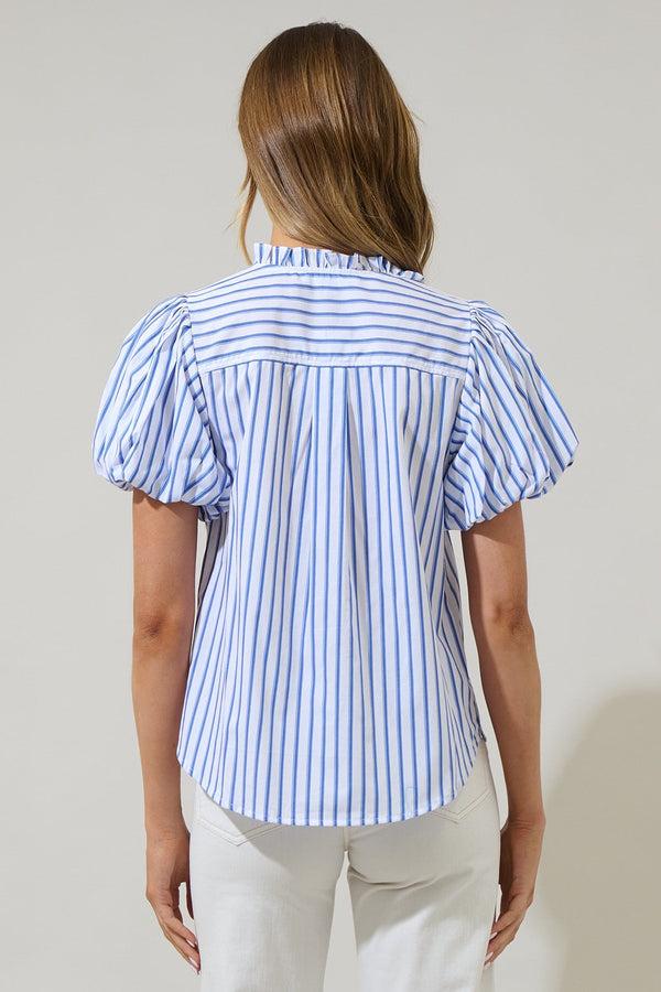 Sugarlips Fannie Striped Jayla Button Down Top
