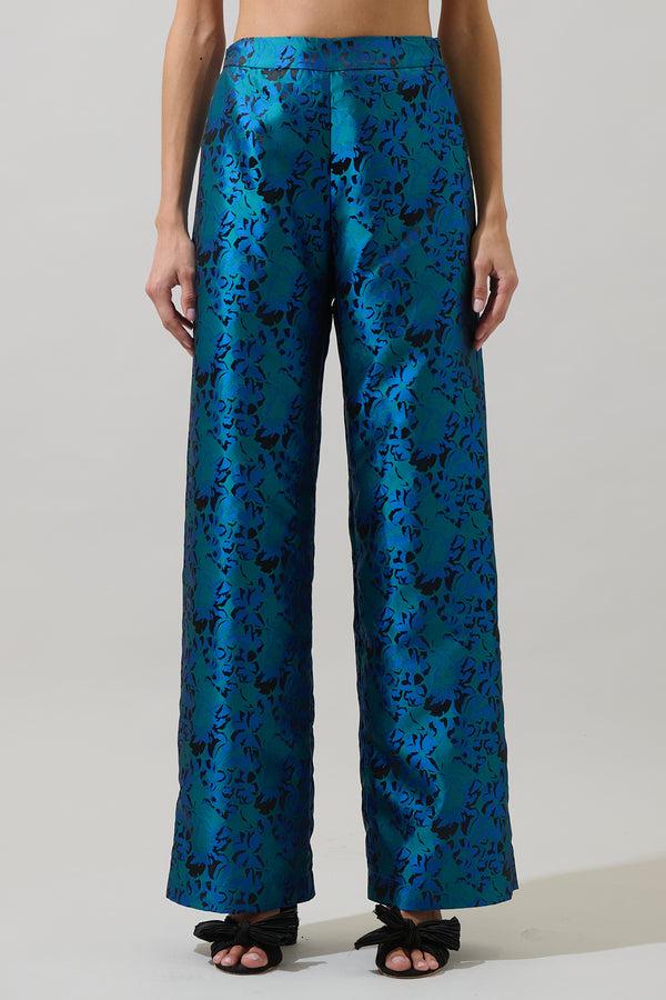 Sugarlips Farrah Jacquard Hestia Wide Leg Pants