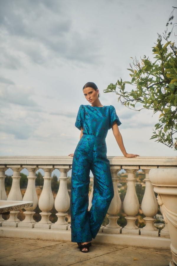 sugarlips Farrah Jacquard Hestia Wide Leg Pants