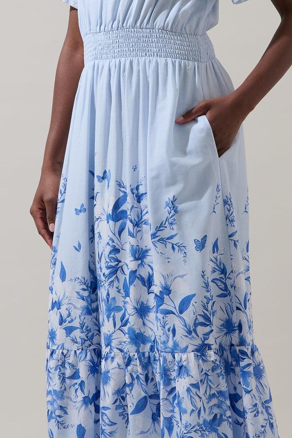 Sugarlips Fernie Field Janey Poplin Maxi Dress