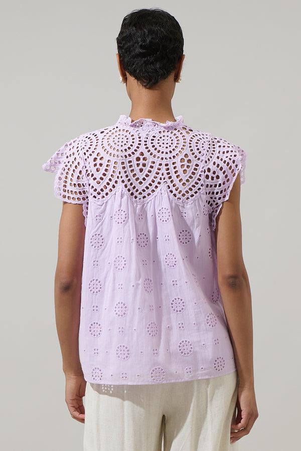 Sugarlips Finna Lace Tassel Tie Top