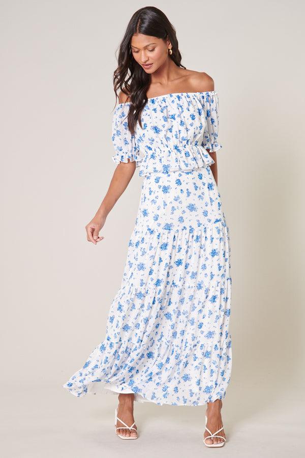 Sugarlips Fond Of You Bellingham Tiered Maxi Skirt