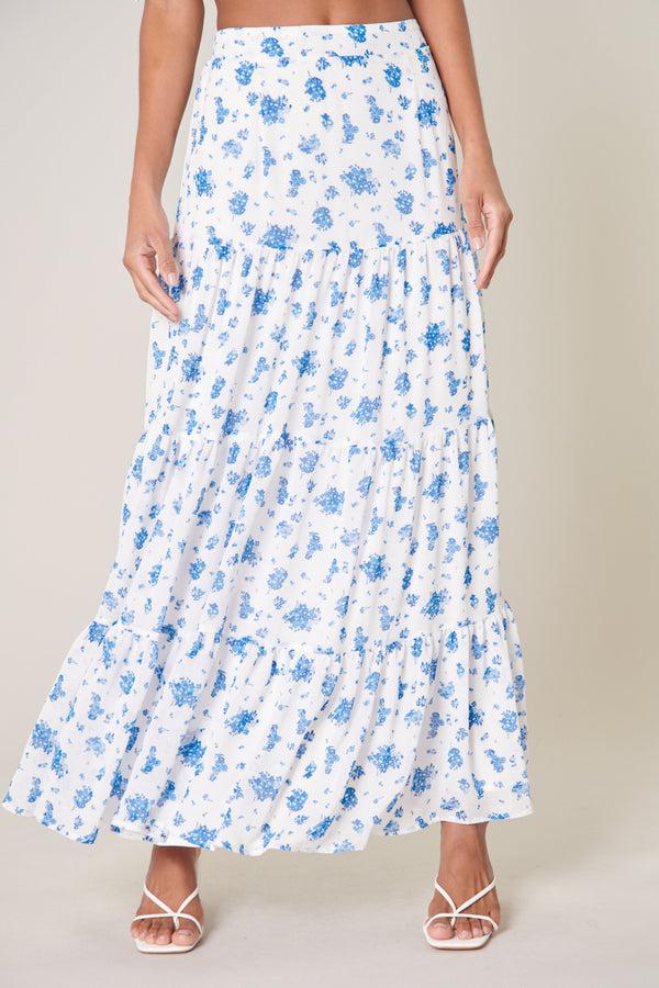 sugarlips Fond of You Bellingham Tiered Maxi Skirt