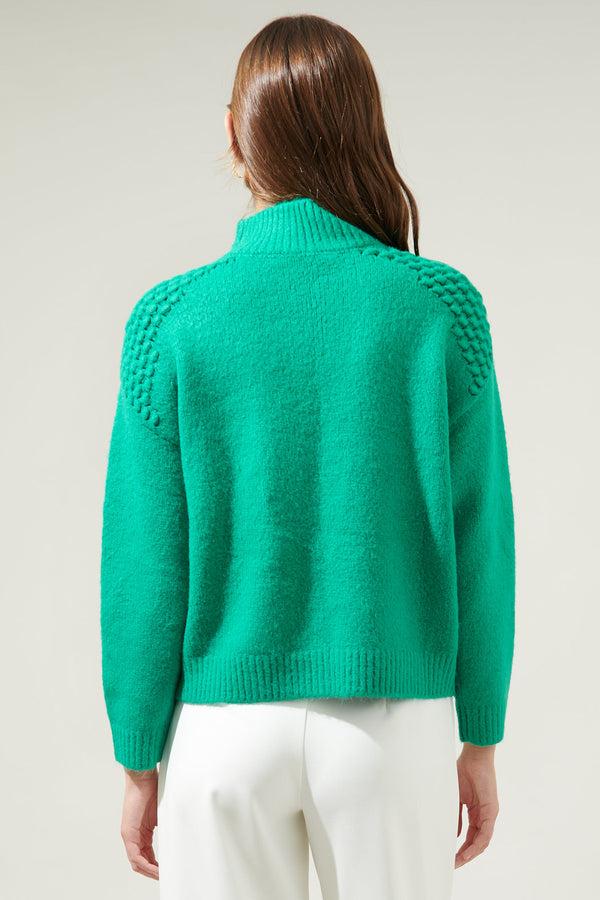 Sugarlips Fresia Textured Turtleneck Sweater