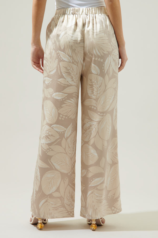 Sugarlips Gardenia Floral Wide Leg Pants