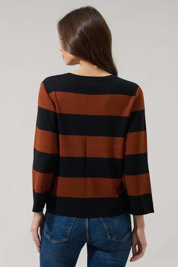 Sugarlips Gary Striped Long Sleeve Sweater