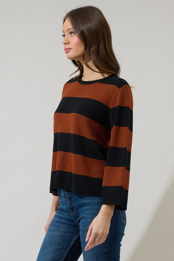 Sugarlips Gary Striped Long Sleeve Sweater