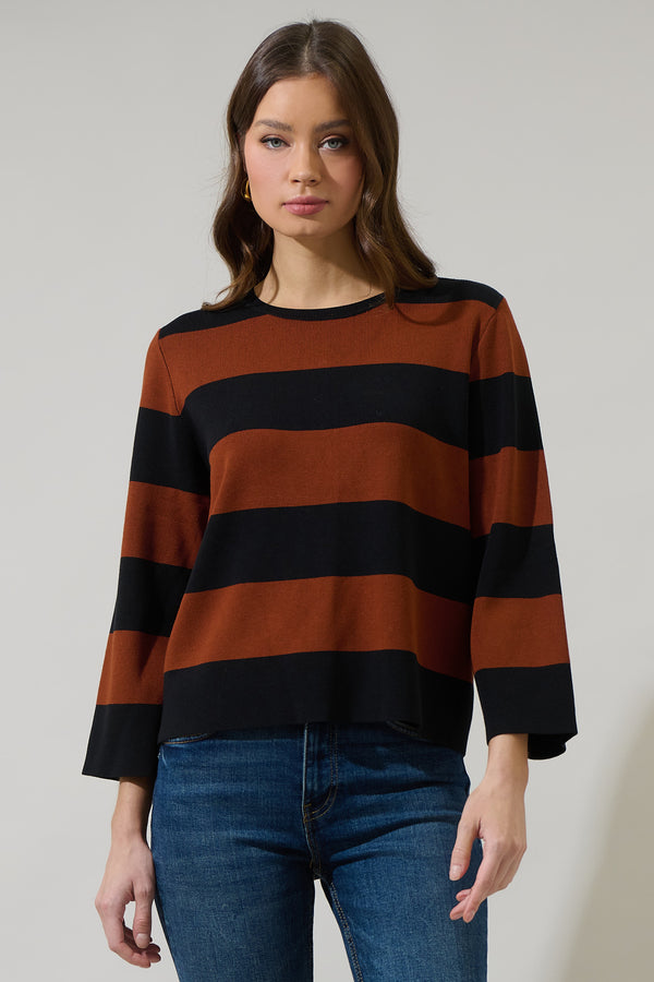 sugarlips Gary Striped Long Sleeve Sweater