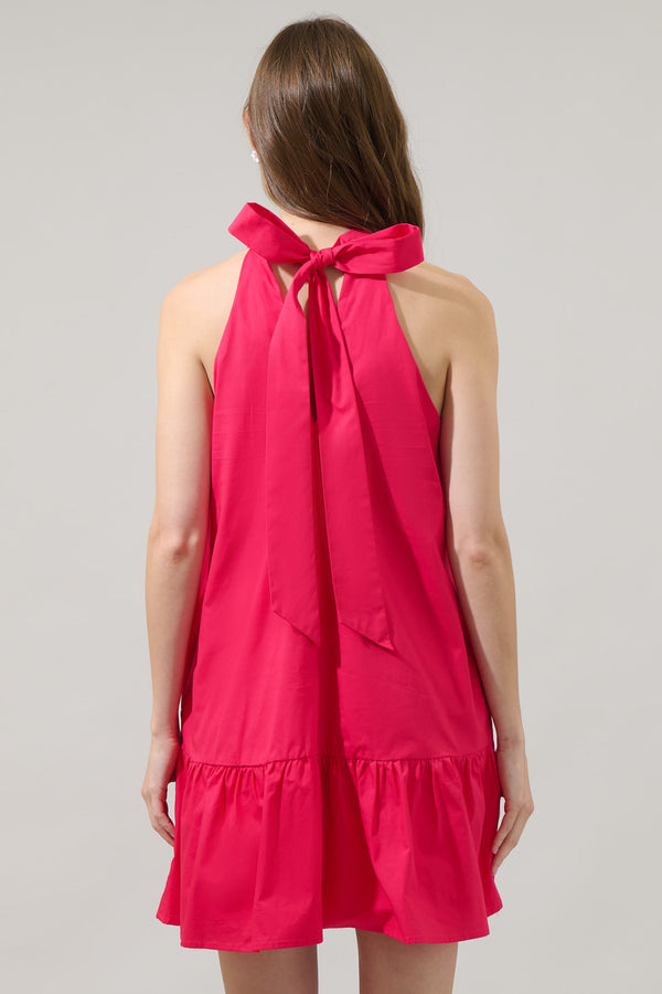 Sugarlips Gilvana Poplin Laly Mini Ruffle Dress