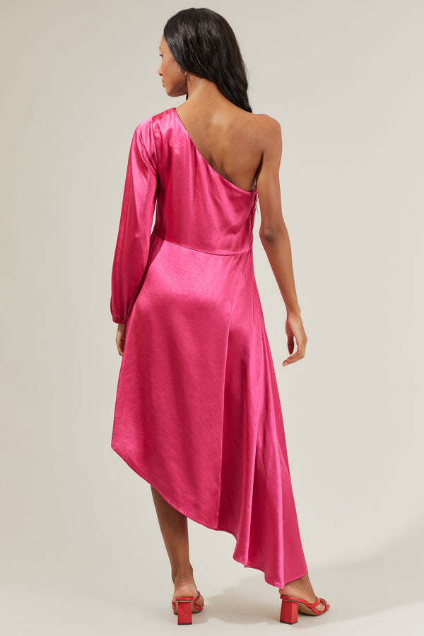 Sugarlips Gina One Shoulder Maxi Dress