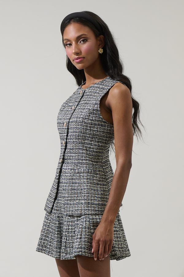 Sugarlips Gisella Tweed Jeanie Vest