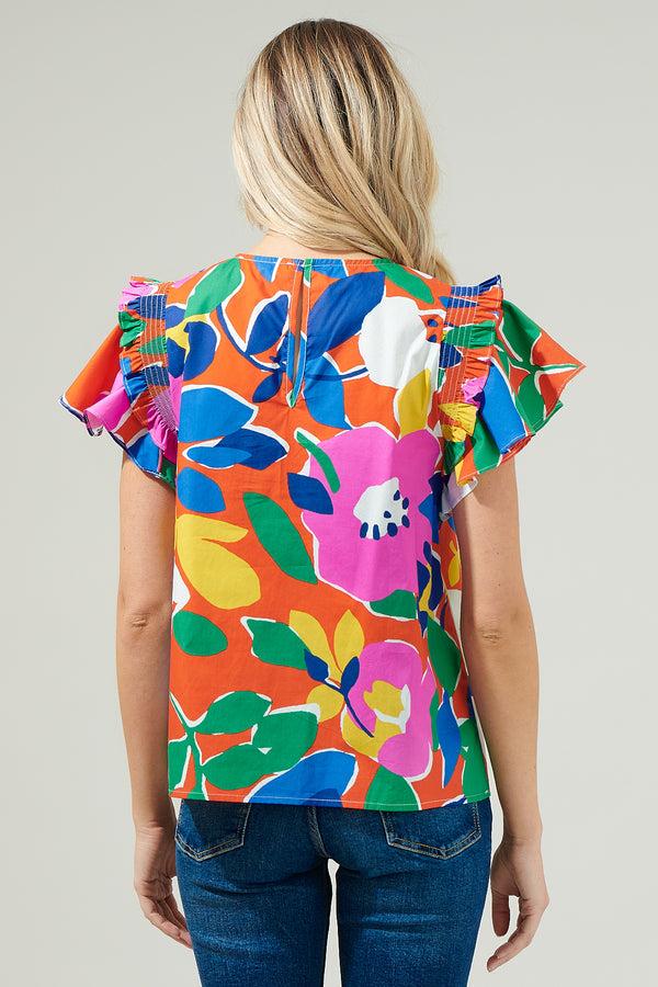 Sugarlips Giza Glare Lisa Marie Ruffle Top