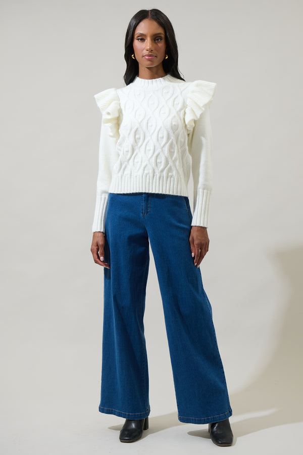 Sugarlips Gloriana Cable Knit Sweater