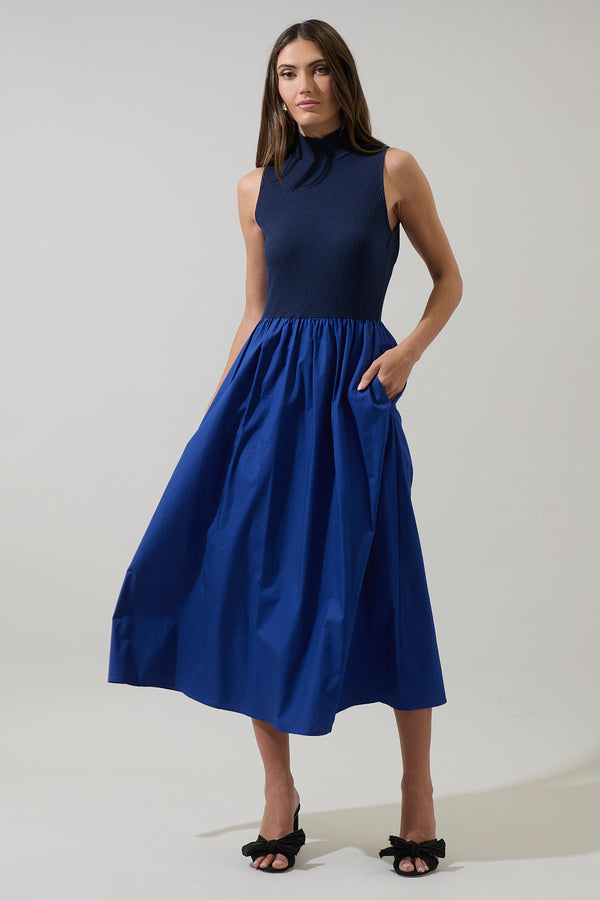 sugarlips Grady Sleeveless Midi Dress